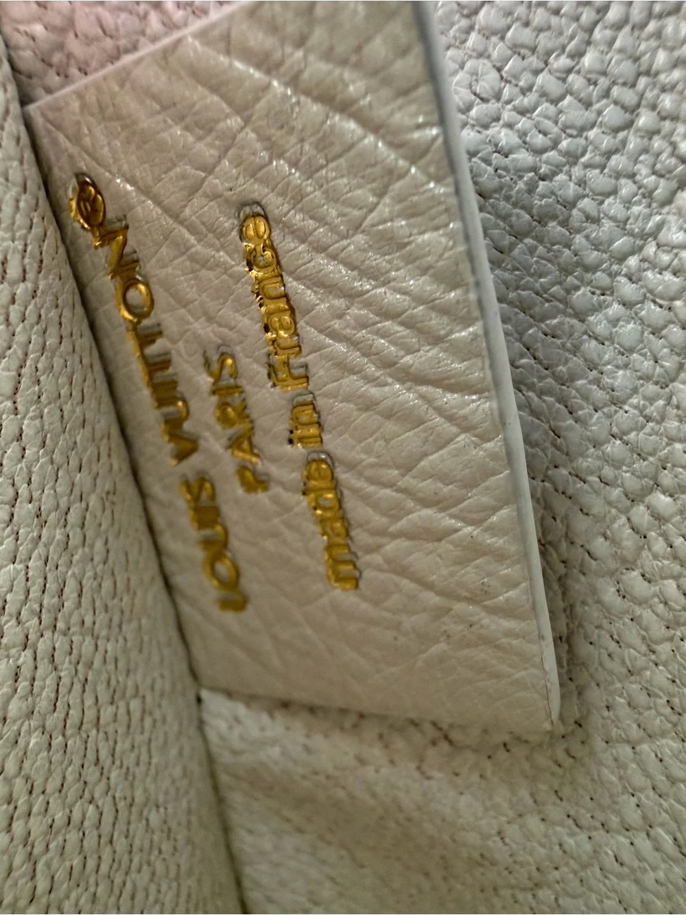 Louis Vuitton Iridescent Ostrich Leather Bag with Gold Chain & Crossbody Strap